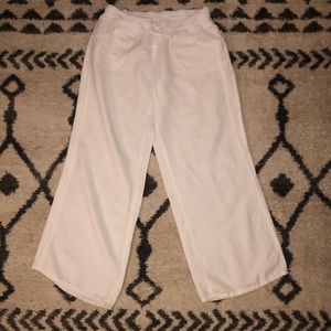 West Wide Leg Linen Pants